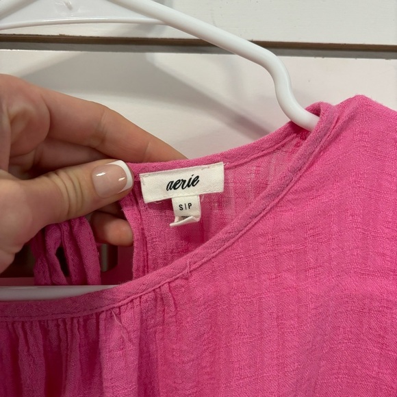 Aerie Golden Hour Pink Dress Cover Up - Picture 5 of 6